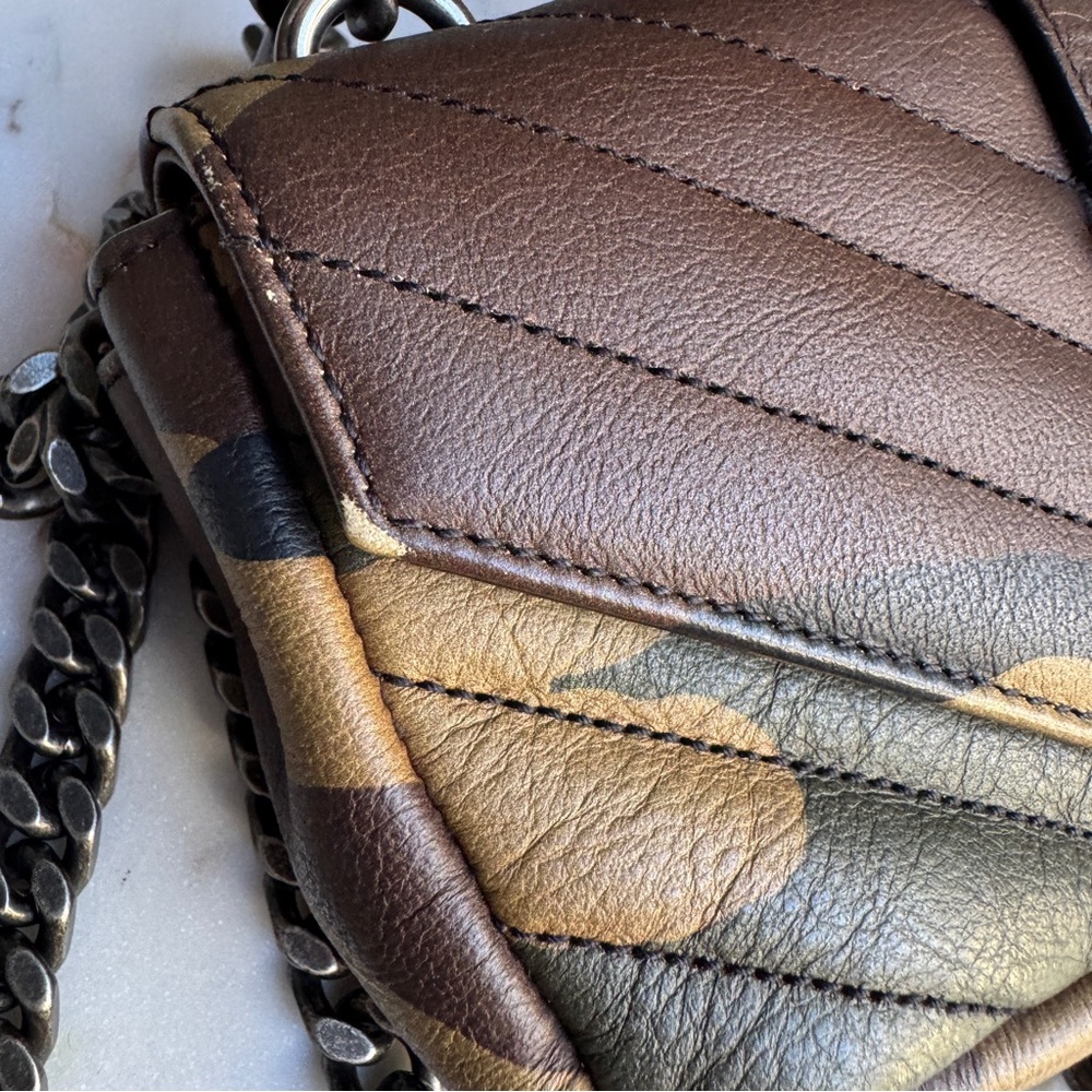 Saint Laurent Camo Mini College Crossbody - Picture 5 of 15
